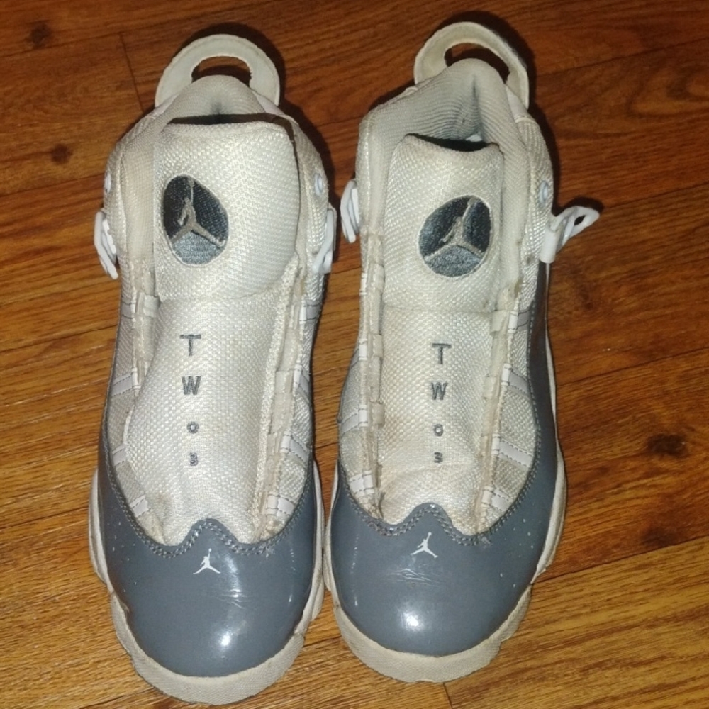 Gray and Cream Sneakers